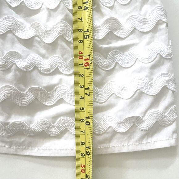 NWT Lisa Marie Fernandez for Target White Ric Rac Midi Dress Bell Sleeve - Picture 16 of 16